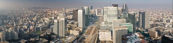 Panorama de la Défense le matin