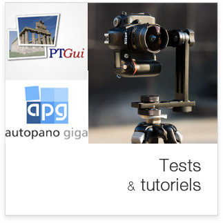 Tests de logiciels et de matériels panoramiques