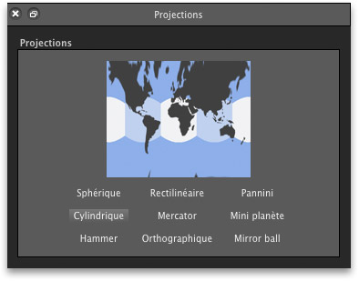 Les nouvelles projections géométriques d'Autopano giga 3.0