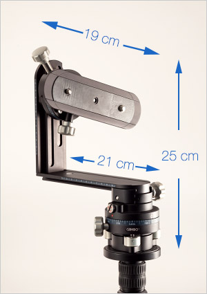 Dimension de la tête Cambo CLH-500