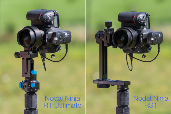 Têtes panoramiques Nodal Ninja R1 Ultimate et RS1