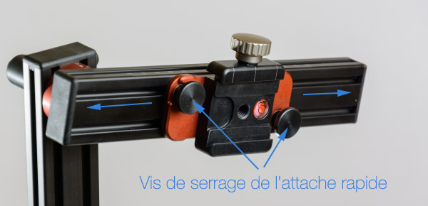 Vis de serrage de l'attache-rapide de la tête Roundabout-NP