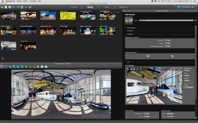 Interface de Panotour Pro 2.5